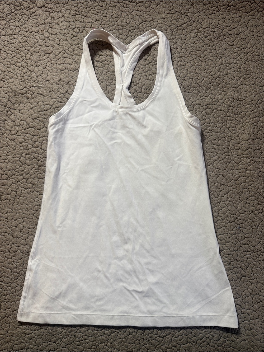 lululemon athletica White Racerback Tank
